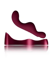 Універсальний sit-on-top вібратор Rocks Off Ruby Glow Blush, пульт ДК - мініатюра 1