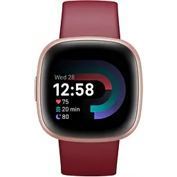 Смарт-годинник Fitbit Versa 4 Beet Juice/Copper Rose (FB523RGRD)