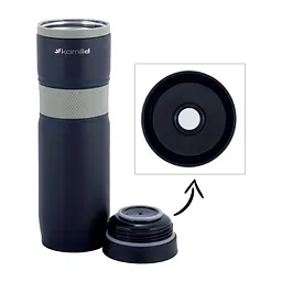 Термокухоль Kamille KM-2068 900мл сіра - мініатюра 2