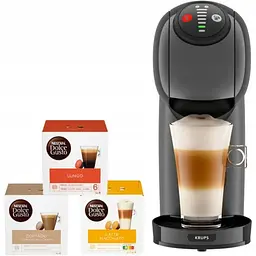 Кавоварка капсульна Krups Genio Dolce Gusto S Plus Silver KP340831 + капсули в подарунок