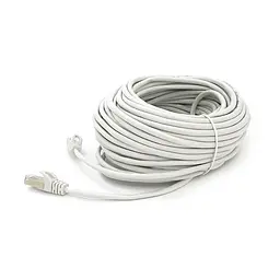 Патч-корд литий MERLION, FTP, RJ45, Cat.5e, 30m, сірий, CU, Q200 - мініатюра 2