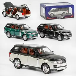 Колекційна металева модель позашляховика АвтоЕксперт Range Rover з інерцією, світлом та звуком 1:24 - мініатюра 10