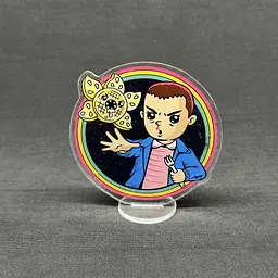 Акрилова колекційна фігурка Чібі Chibi Дивні дива, Дуже дивні справи, Stranger Thing Демогоргона і Оді 10 см