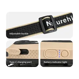 Ліхтар Naturehike CNK2450ZM015, коричневий (6927595794173) - мініатюра 3
