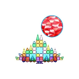 Конструктор Picasso магнітний Tiles Mini Diamond Series Set 100 деталей (817338022327) - мініатюра 2