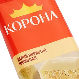 Білий пористий шоколад Корона 80 г (776174) - мініатюра 3