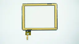 Тачскрін (сенсорне скло) для DPT 300-N3708A-B00 VER1.0 8 зовнішній розмір 196х151 мм 12 pin чорний - мініатюра 2