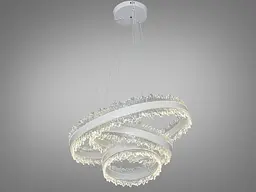 LED-люстра Diasha D8751-600+400+300WH, біла, 185W, 10175 lm