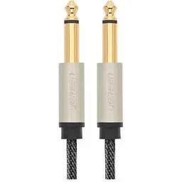 Аудіо кабель Ugreen AV128 6.5 мм Male to Male Stereo Auxiliary Aux Audio Cable 3 м сірий (10639)