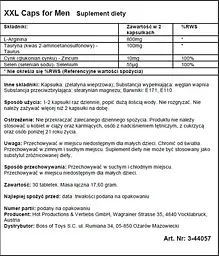 Таблетки для чоловічої потенції HOT XXL Caps for Men 30 шт. - мініатюра 2
