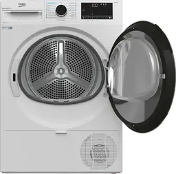 Beko Сушильна машина тепловий насос, 8кг, A+++, 60см, дисплей, білий - мініатюра 3