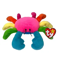 М’яка іграшка TY Beanie Babies — райдужний краб Scuttle 15 см