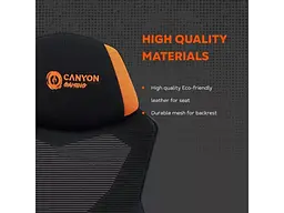 Комп'ютерне крісло для геймера Canyon Wave MCH02 Mesh Black/Orange (CNE-MCH02) - мініатюра 5