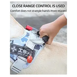 Нагрудна шлея для собак Reflective safety chest harness for pet dogs, XL Жовтий - мініатюра 6