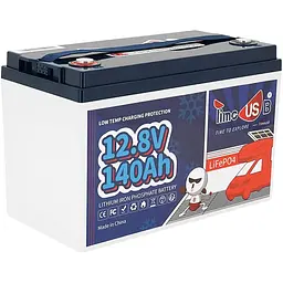 Акумулятор Timeusb LiFePO4 12V (12.8V/140Ah/1792Wh) (T12V140-150GROUP31BT4A100)
