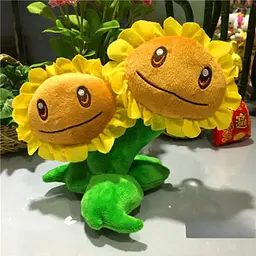 М'яка іграшка Подвійний Соняшник Рослини проти зомбі Plants vs Zombies 20 см - мініатюра 3