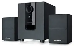 Microlab Акустична система M-106 2.1, 10W, mini-jack, чорний