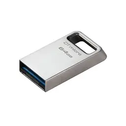 USB флеш накопичувач Kingston 64GB DataTraveler Micro USB 3.2 (DTMC3G2/64GB) - мініатюра 2