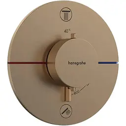 Термостат для душу Hansgrohe ShowerSelect Comfort S brushed bronze 15554140