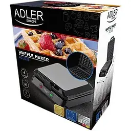 Вафельниця Adler AD 3036 1500 Вт - мініатюра 3