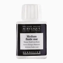 Розчинник для акрилових фарб Sennelier Matte fluid, матовий, 75 мл