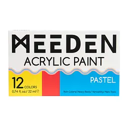 Набір акрилових фарб Pastel 12×22 мл MEEDEN (6975441365329)