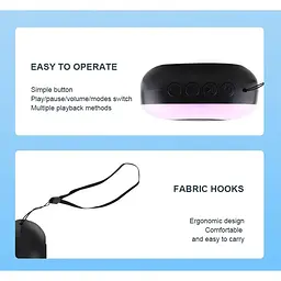 Портативна колонка ретро Kisonli S17 Bluetooth 500 mAh 3 Вт Black - мініатюра 7