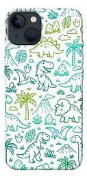 TPU чохол Demsky Dino pattern для Apple iPhone 13 (6.1")