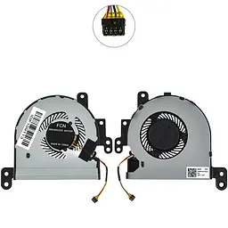 Вентилятор для ноутбука ASUS X441SA X441SC X441UA X441UV 4pin (13NB0CC0T01011) (Кулер)
