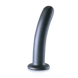 Фалоімітатор Ouch! Smooth G-Spot Dildo 7'' 17.7 см (сірий) - мініатюра 3