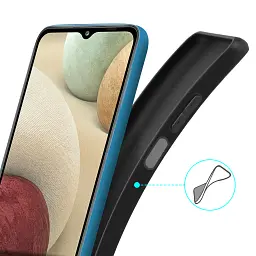 Силіконовий чохол BeCover для Samsung Galaxy A12 SM-A125 / M12 SM-M125 Black (706926) - мініатюра 2