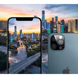 Захисне скло BeCover для камери Apple iPhone 12 Pro (706658) - мініатюра 2