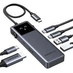 Док-станція USB3.2 Type-C --> HDMI 4K60Hz/2xUSB-А 3.2/2xUSB-C 3.2/PD 100W 6-in-1 CM888 Ugreen - мініатюра 2