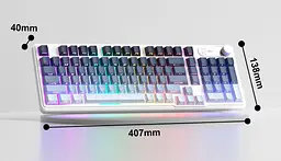 Клавіатура MageGee GK960 RGB Wireless (6971969728936) Black/Blue (G-000004397) - мініатюра 8