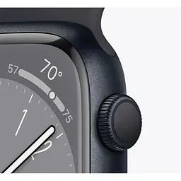 Apple Watch Series 8 41mm GPS Midnight Aluminium Case Midnight Sp/B MNU83LL/A A2771 (MNU83) - мініатюра 3
