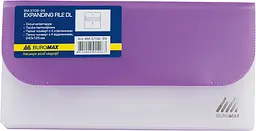 Папка-конверт на липучці Buromax DL Travel 4 відділення (BM.3708-99) - мініатюра 4