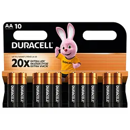 Батарейка Duracell AA лужні 10 шт. в упаковці (5002508/5006461) - мініатюра 2