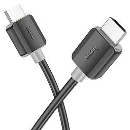 Дата кабель Hoco US08 HDTV 2.0 male to male 4K HD (2m) Black - мініатюра 2