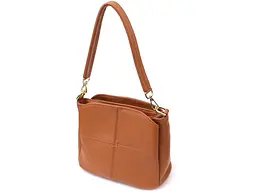 Жіноча сумка на три відділення з натуральної шкіри Vintage 22,5х16,5х11,5 см sum0027623