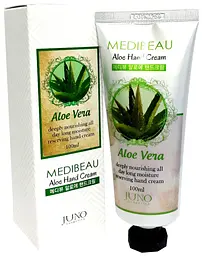 Крем для рук Juno Medibeau Aloe з екстрактом алое вера