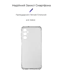 Чохол ArmorStandart Air Force для Samsung A34 5G (A346) Camera cover Clear - мініатюра 2