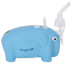 Компресорний інгалятор Longevita Слоник CNB69012 Blue (6401715) - мініатюра 4