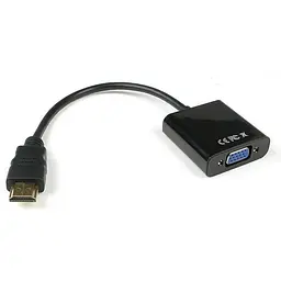 Конвертер Hdmi тато на Vga мама 30 см з аудіо