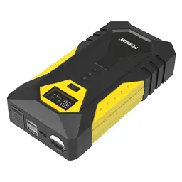 Пусковий пристрій 800А 12В Foxsur FJS-600 Автомобільний бустер джамп стартер Yellow (19450) - мініатюра 3