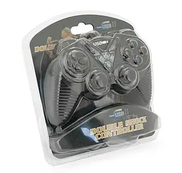 Геймпад USB джойстик ПК Voltronic DualShock USB908 Black - мініатюра 4