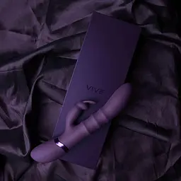 Вібратор-кролик Vive Sora 24.2 см (фіолетовий) - мініатюра 10