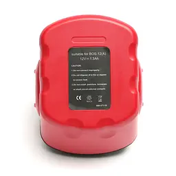 Акумулятор до електроінструменту PowerPlant для BOSCH GD-BOS-12(A) 12V 1.5Ah NICD (DV00PT0030) - мініатюра 2