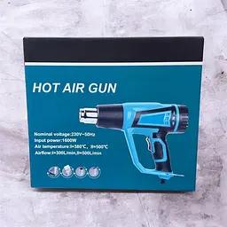 Фен промисловий Hot Air Gun 1600 W 4 насадки X512 - мініатюра 2