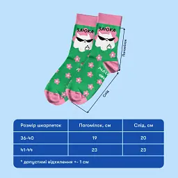 Шкарпетки ORNER x Maliunok "Злюка" 41-44 - мініатюра 7