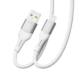Кабель для подзарядки USB Ridea RC-US42 UltraStrong USB-Lightning 12W 5V/2.4A 1.2 м Белый - миниатюра 4